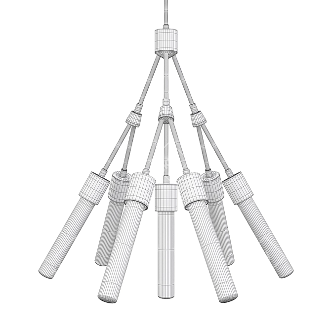 Elevate your space with the Stilt Chandelier 3D model image 2