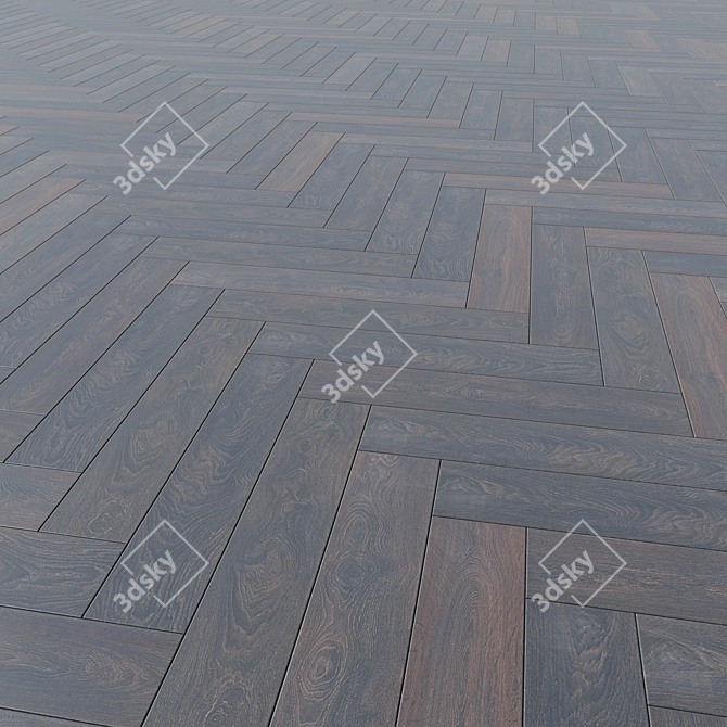 Versatile Laminate Flooring: 3 Patterns, 7 Tile Textures 3D model image 3