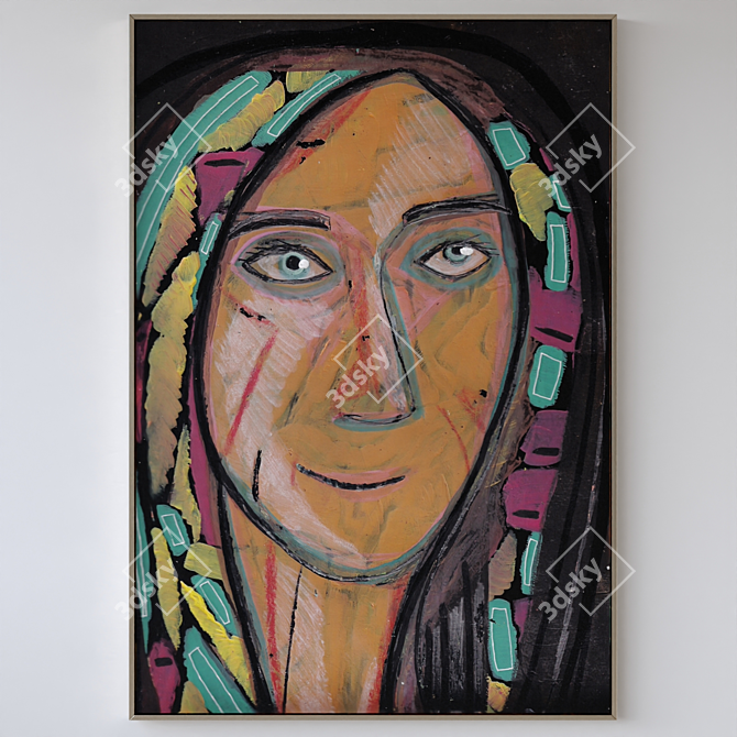 Contemporary Hel Mort Frame: Sleek & Stylish 3D model image 1