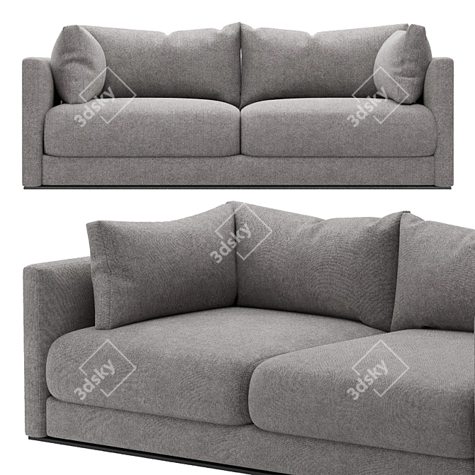 Narvik SOFT Sofa: Luxurious Comfort & Modern Design 3D model image 1