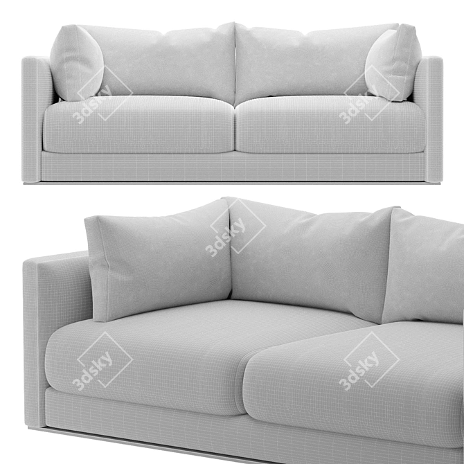 Narvik SOFT Sofa: Luxurious Comfort & Modern Design 3D model image 2