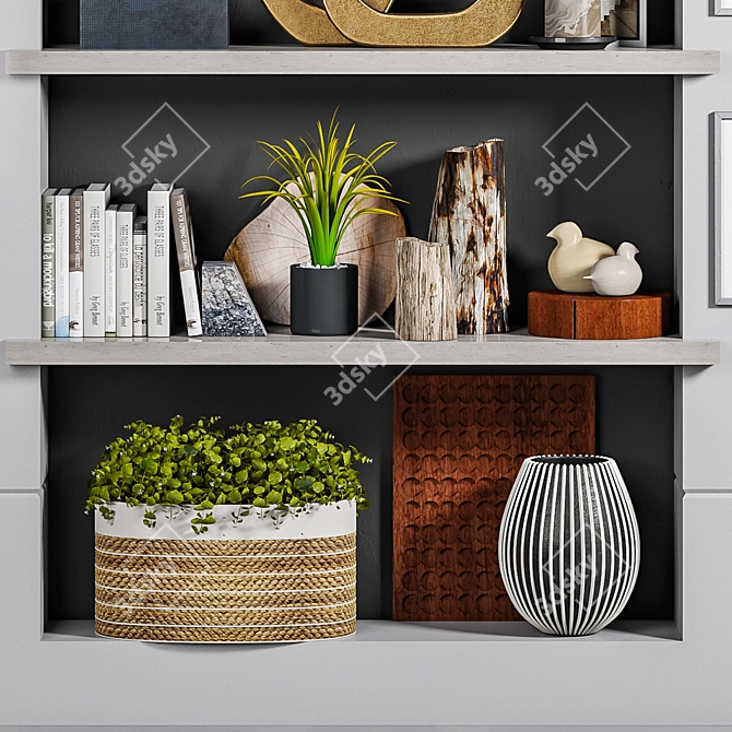 Elegant Home Décor Set 3D model image 2