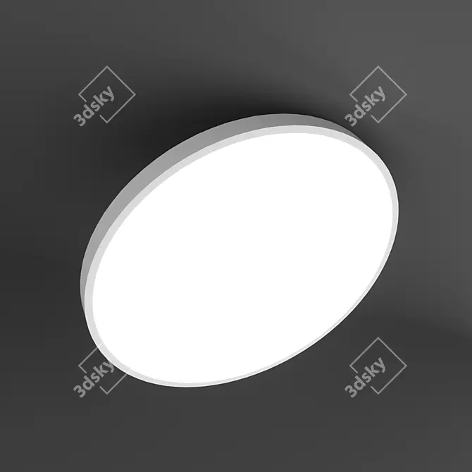 Sleek & Bright: HOKASU Sun On Luminaire 3D model image 3