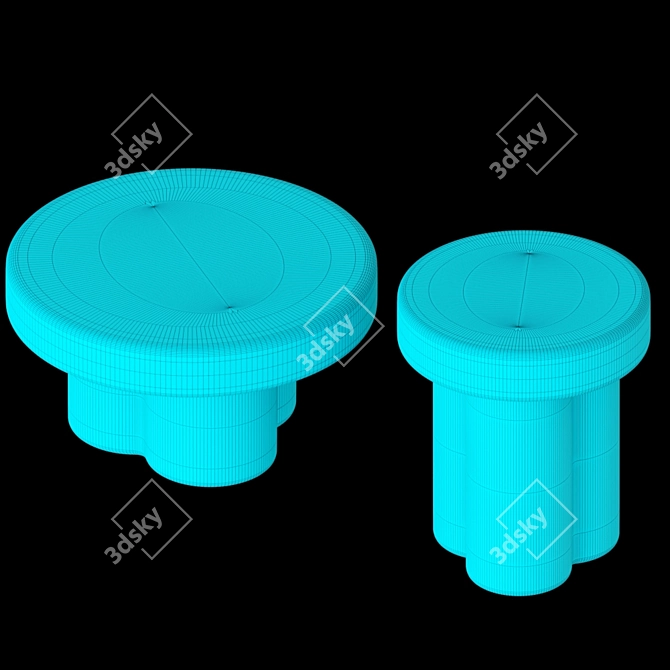 Modish Soda Coffee Tables 3D model image 2