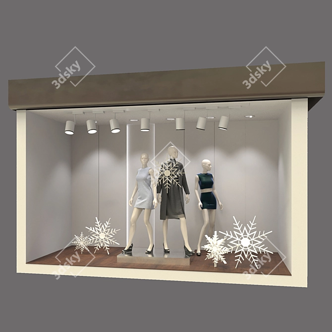 Versatile Fabric Mannequins 3D model image 1