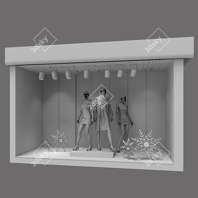 Versatile Fabric Mannequins 3D model image 5