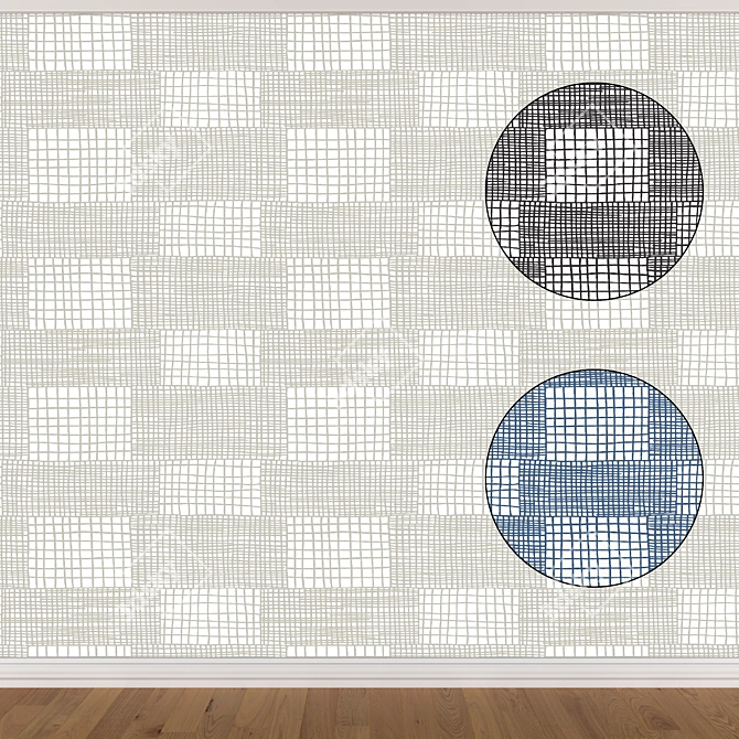 Versatile Seamless Wallpaper Set 3D model image 1