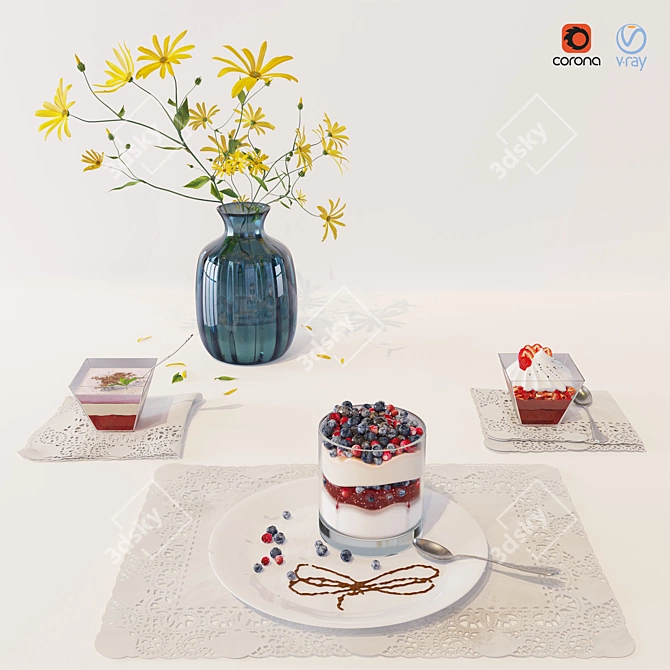 Berrylicious Delight 3D model image 8