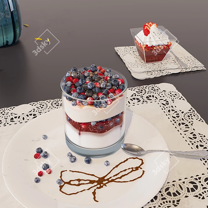 Berrylicious Delight 3D model image 1