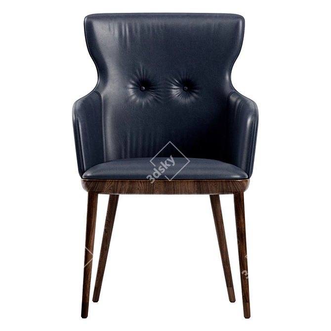 Porada Andy Dining Chair 3D model image 2