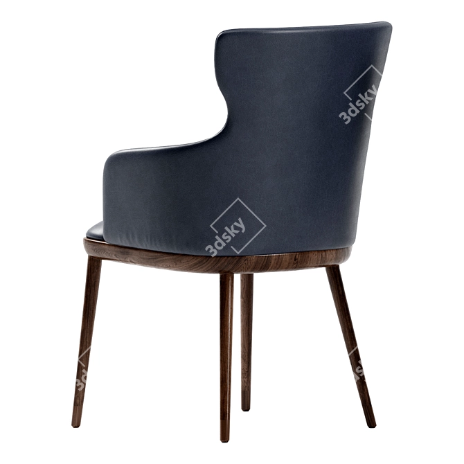 Porada Andy Dining Chair 3D model image 4