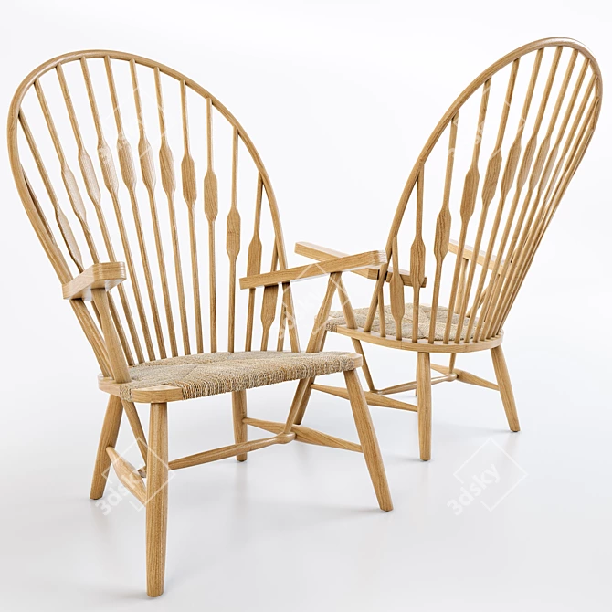 Crisal Decoracion Armchair 809 3D model image 1