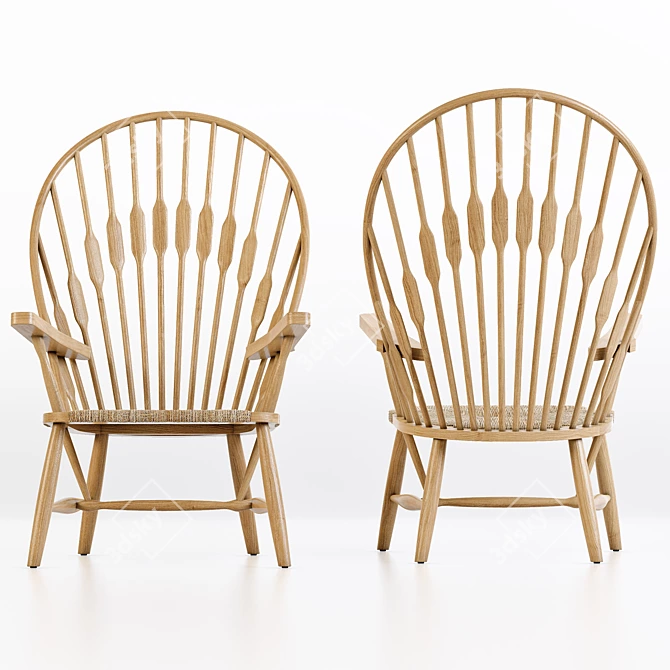 Crisal Decoracion Armchair 809 3D model image 2