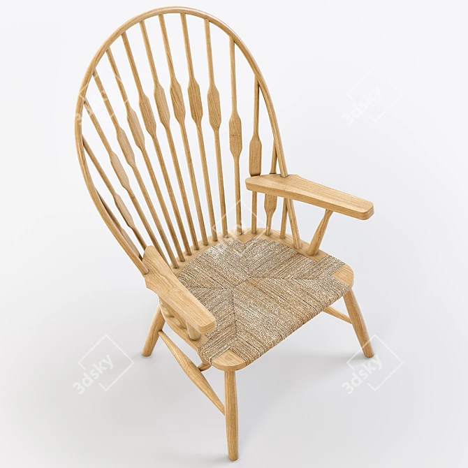 Crisal Decoracion Armchair 809 3D model image 3