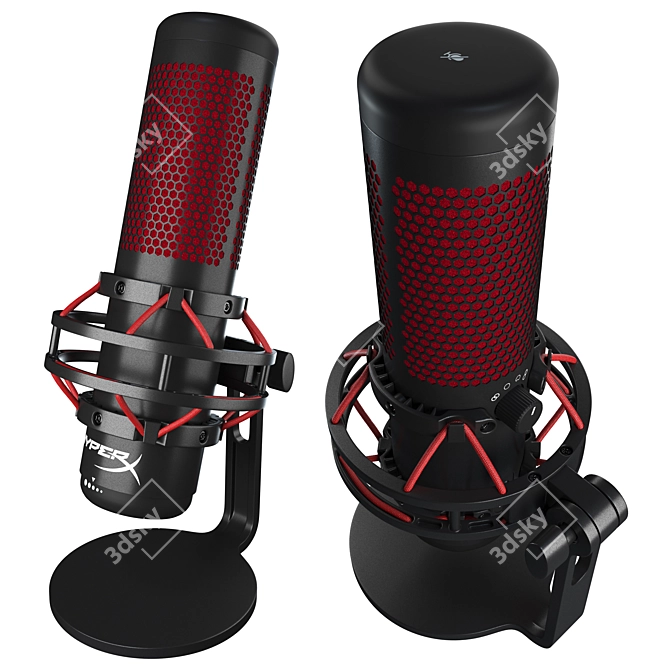 Ultra Versatile HyperX QuadCast 3D model image 4