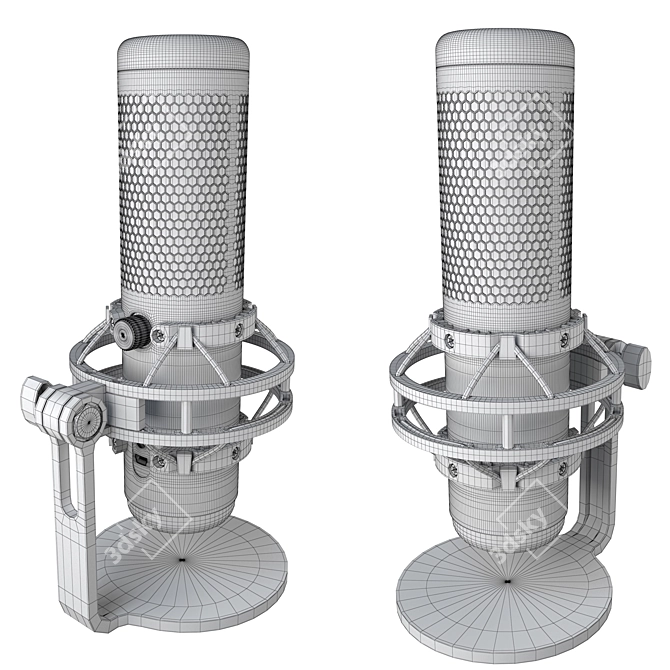 Ultra Versatile HyperX QuadCast 3D model image 5