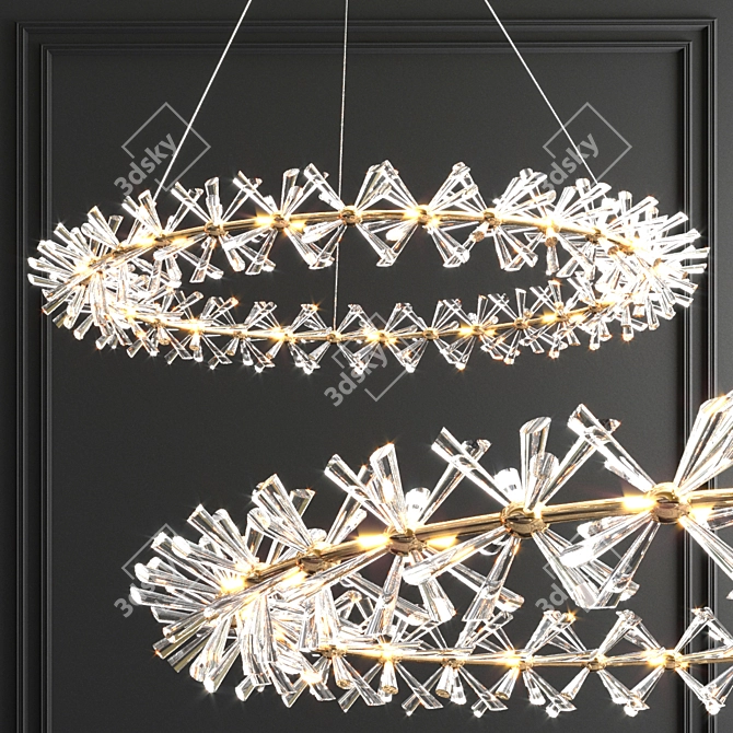 Luxury Chandelier Collection: Marianna, Linda, Bollarm, Saturno 3D model image 5