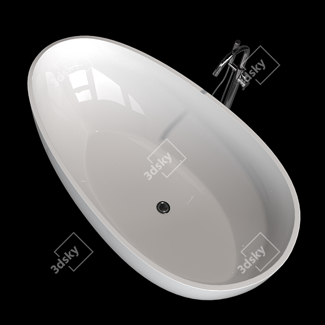 ElegantXL Freestanding Bath - 180-189cm 3D model image 3