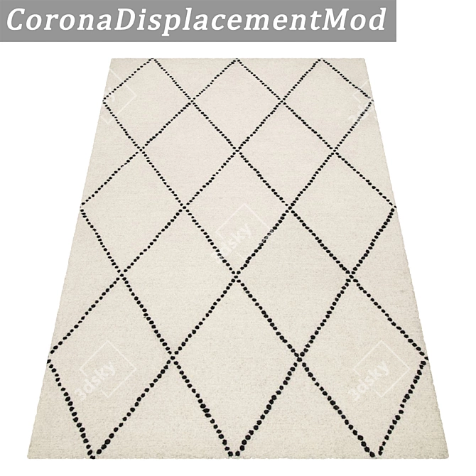 Luxury Rug Set with High-Quality Textures 3D model image 4