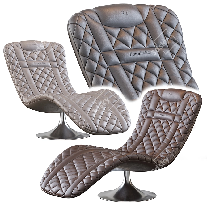 Luxury Chaiselongue by Formitalia 3D model image 1