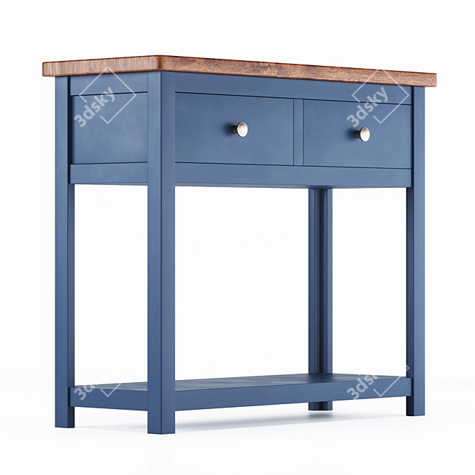 Jules Verne Console: Stylish and Practical 3D model image 2