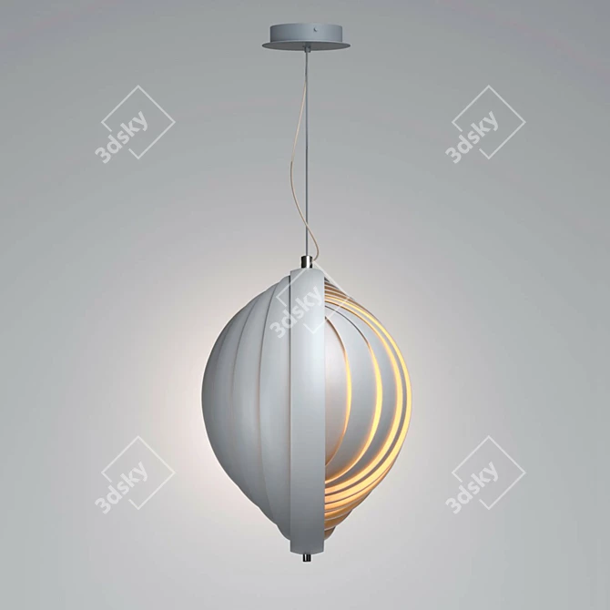 Lunar Glow Pendant Light 3D model image 4
