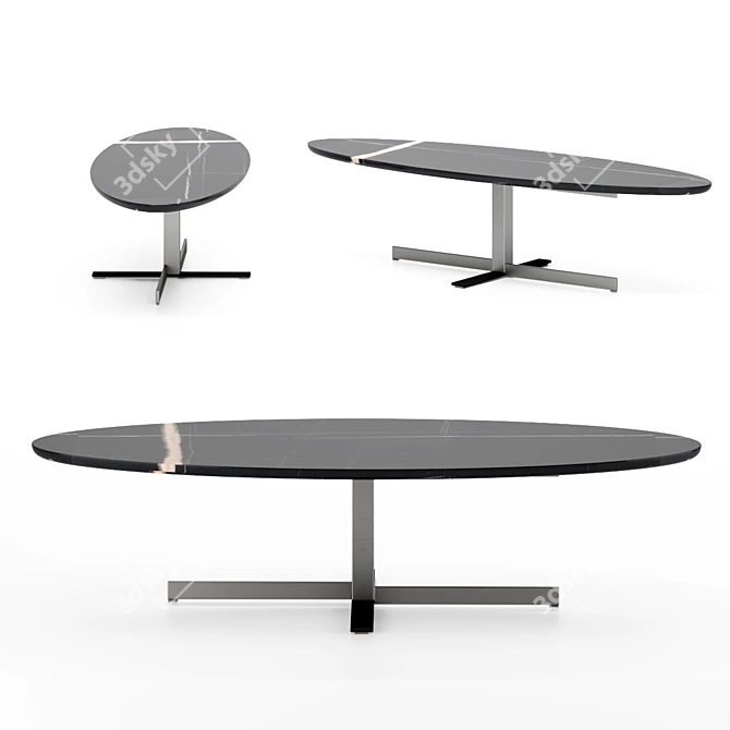 Elegant Catlin Minotti Coffee Table 3D model image 8