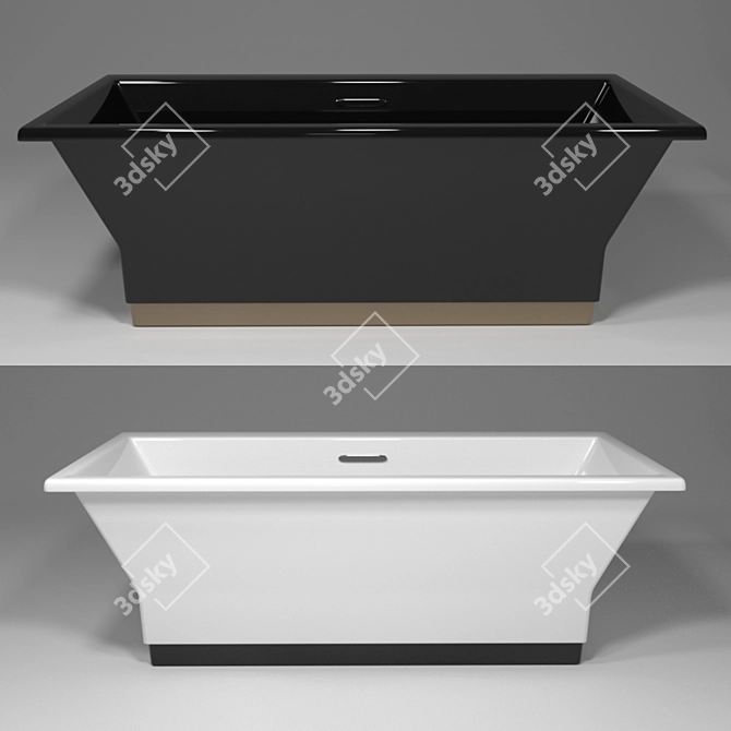 Kohler K-819: Luxurious American Bathtub 3D model image 4