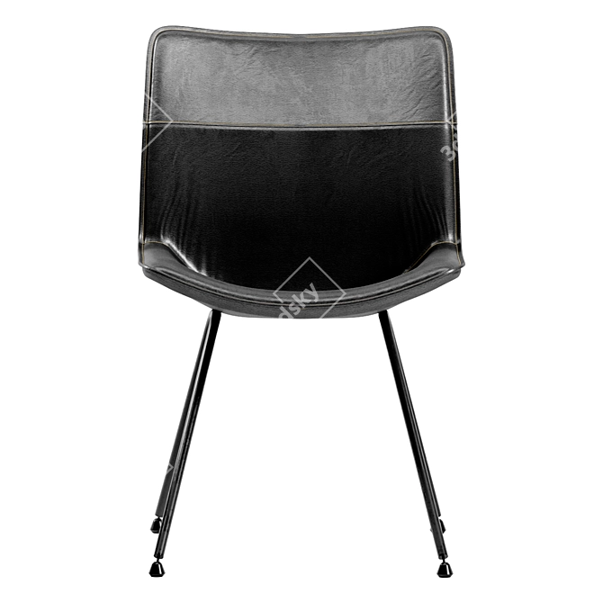 Sleek Zanotta Dan Chair 3D model image 2