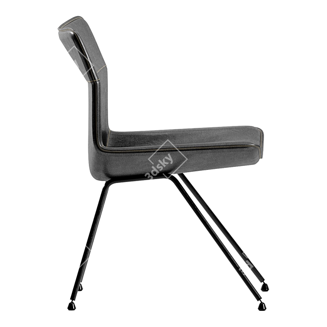 Sleek Zanotta Dan Chair 3D model image 3
