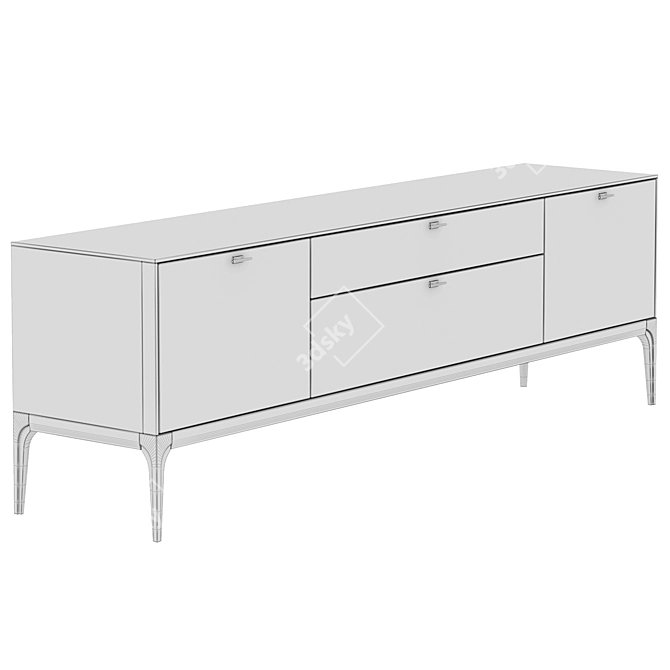 Elegant Verona TV Stand: Versatile Design for Your Home 3D model image 3