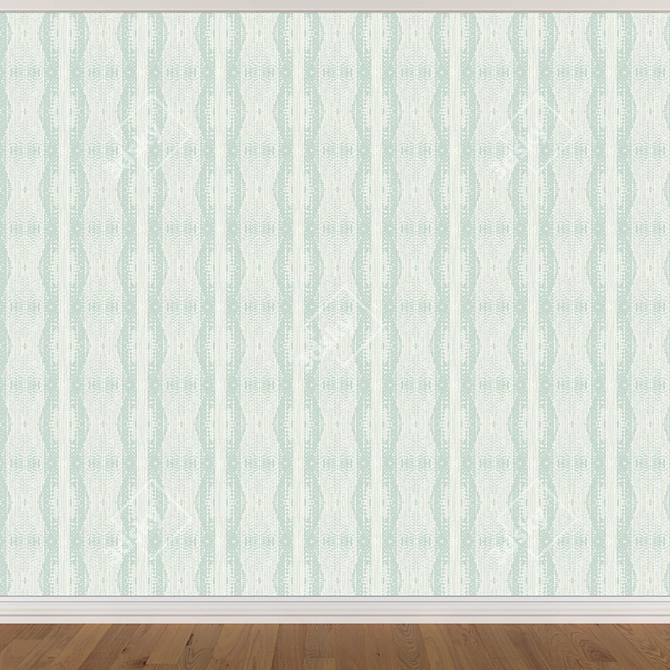 Title: Seamless Wallpaper Set (3 Colors) 3D model image 3