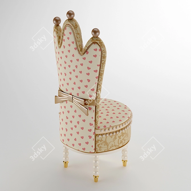 Princess Dreams Armchair 3D model image 1