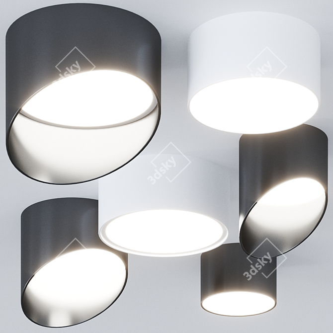 AiLati Mine Modular Ceiling Lamp 3D model image 1