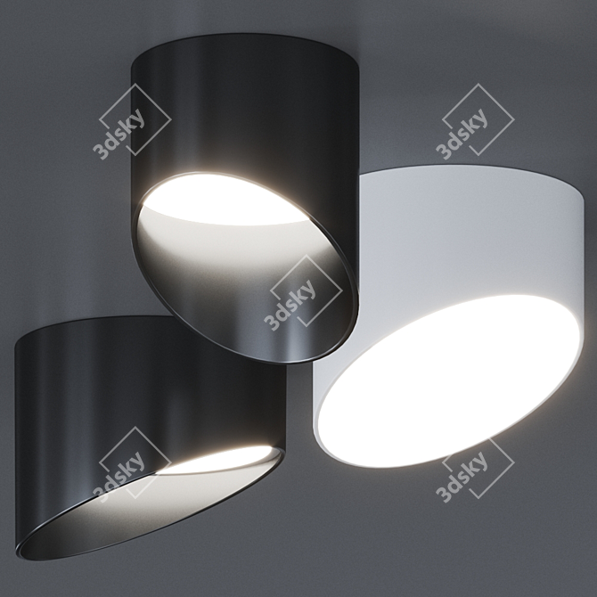 AiLati Mine Modular Ceiling Lamp 3D model image 4