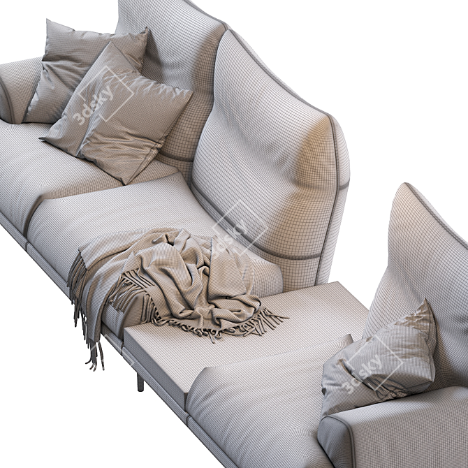  Wolf Sofa: Unleash Comfort and Style 3D model image 4