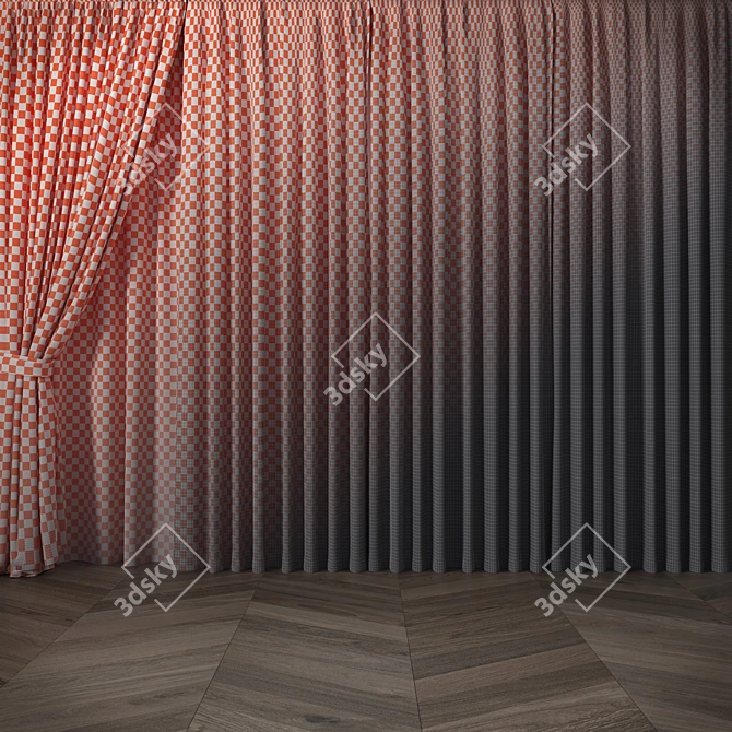 TurboSmooth Curtains-R2: Elegant and Versatile Centimeter Units 3D model image 2