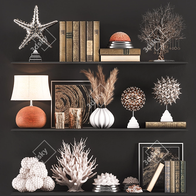 Elegant Decor Set 2015 3D model image 1