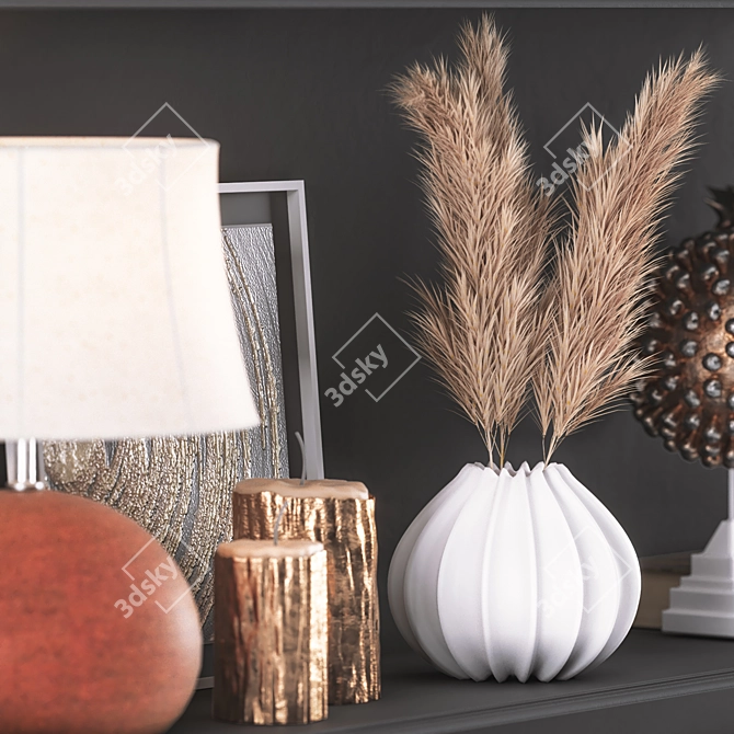 Elegant Decor Set 2015 3D model image 4
