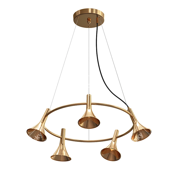 Stylish Jesper Ståhl Ceiling Lamp 3D model image 1