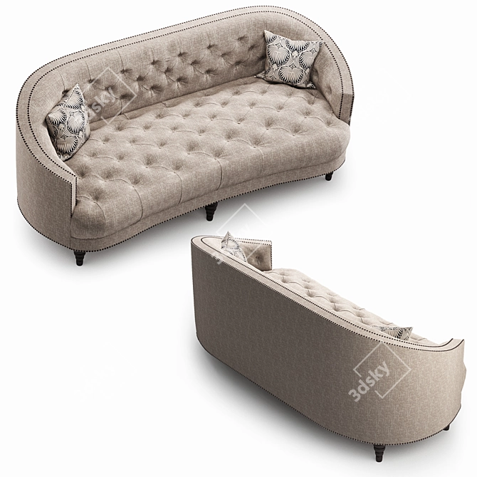 Coaster Avonlea Contemporary Sofa 3D model image 3