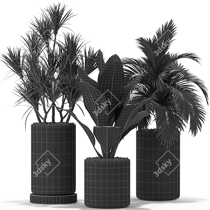 Green Oasis: Plant Collection 377 3D model image 4