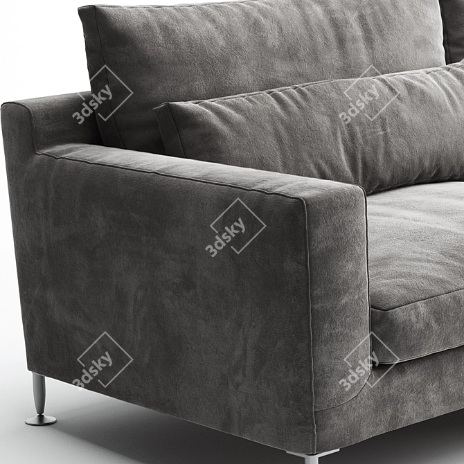 Modern Italian Design: B&B Italia Sofa 3D model image 2