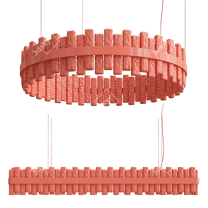 Elegant Phoenix Ceiling Collection 3D model image 4