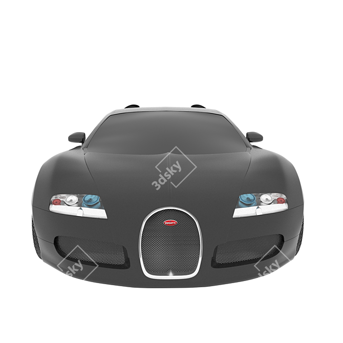 Luxury Speed King: Bugatti Veyron 3D model image 9