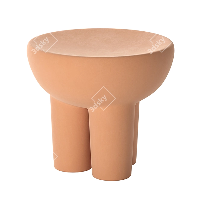 Modern EQ3 Bingo Stool: Perfect for Interior Visualization 3D model image 1