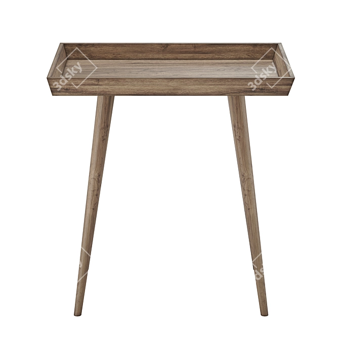 Stylish Safavieh Nonie Tray Table 3D model image 2
