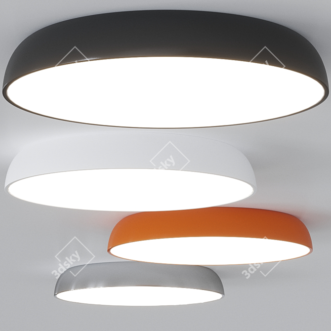 MEGA LED Ceiling Lamp by Faro Barcelona 3D model image 1