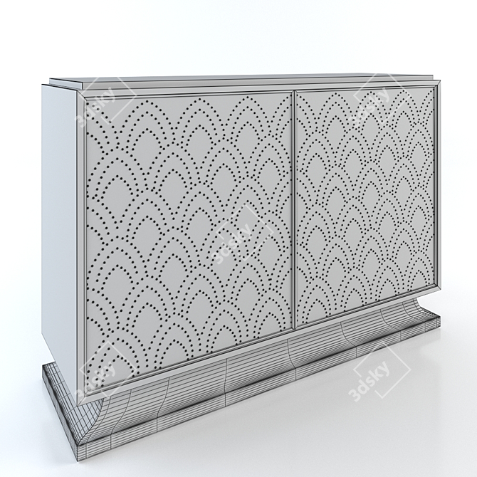 Caracole Classic Nailed It Chest 3D model image 3