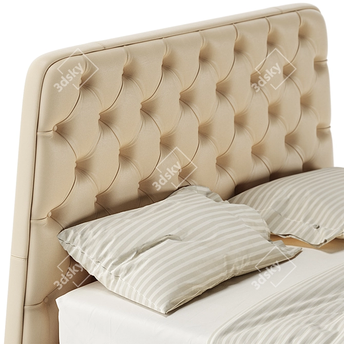 Elegant Geometry: Lady Sofaclub Bed 3D model image 4